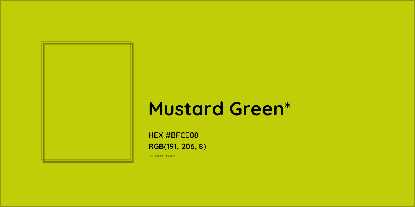 HEX #BFCE08 Color Name, Color Code, Palettes, Similar Paints, Images