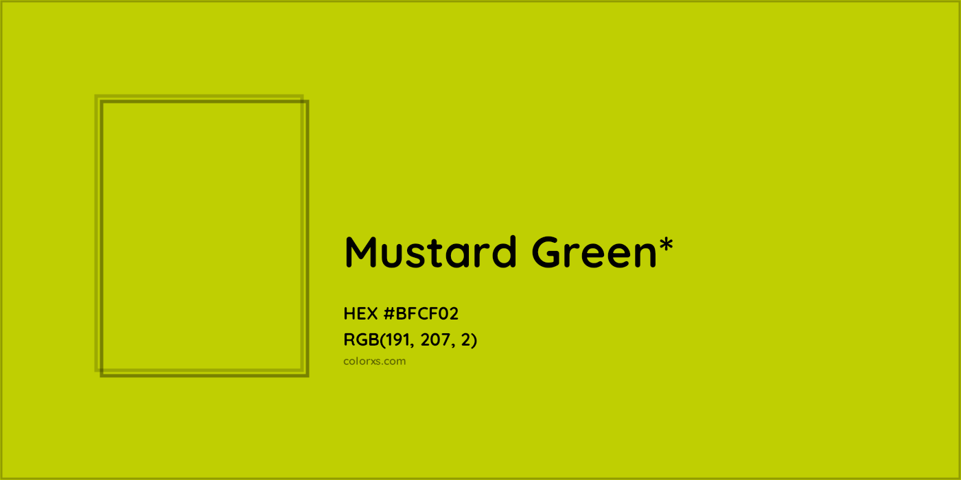 HEX #BFCF02 Color Name, Color Code, Palettes, Similar Paints, Images