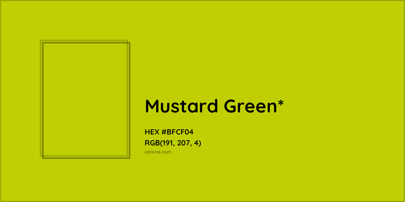 HEX #BFCF04 Color Name, Color Code, Palettes, Similar Paints, Images