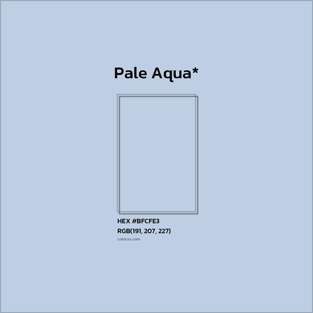 HEX #BFCFE3 Color Name, Color Code, Palettes, Similar Paints, Images