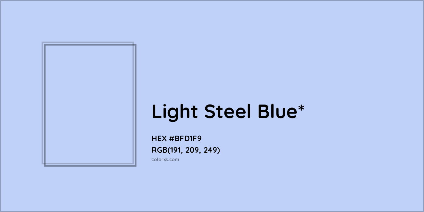 HEX #BFD1F9 Color Name, Color Code, Palettes, Similar Paints, Images