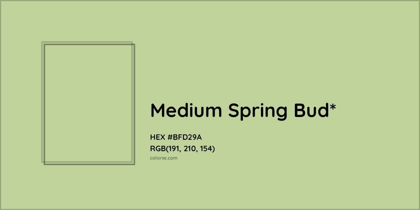 HEX #BFD29A Color Name, Color Code, Palettes, Similar Paints, Images