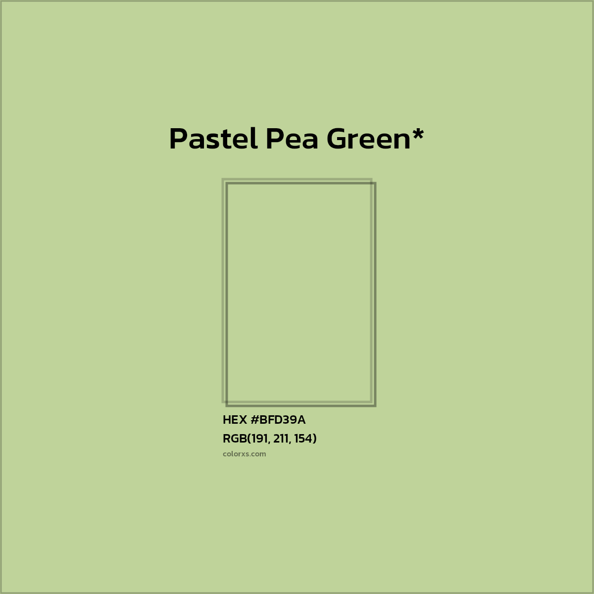 HEX #BFD39A Color Name, Color Code, Palettes, Similar Paints, Images