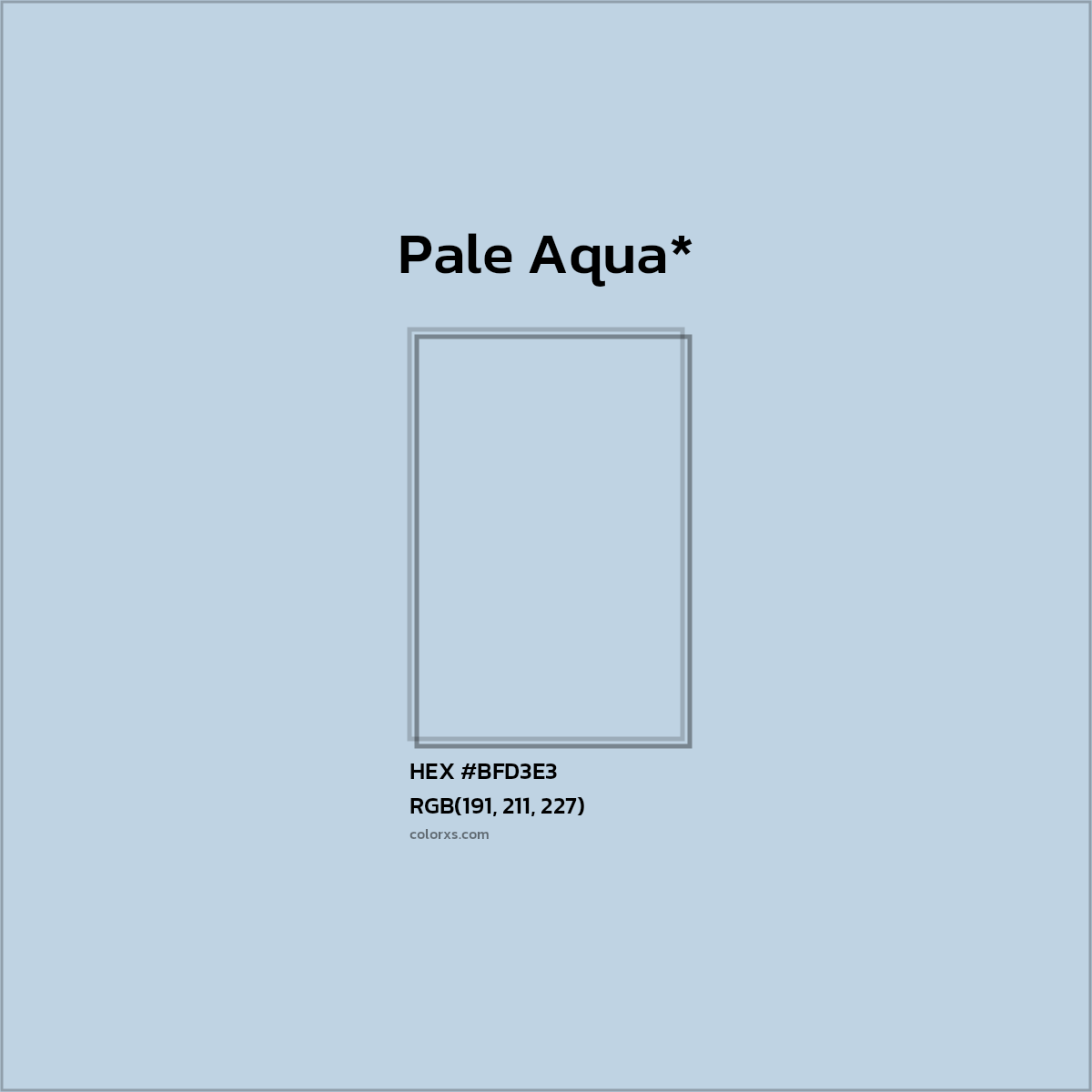 HEX #BFD3E3 Color Name, Color Code, Palettes, Similar Paints, Images