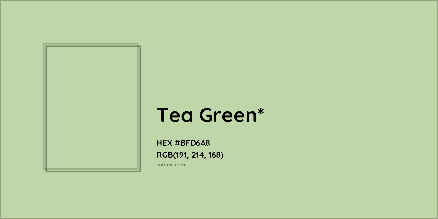 HEX #BFD6A8 Color Name, Color Code, Palettes, Similar Paints, Images