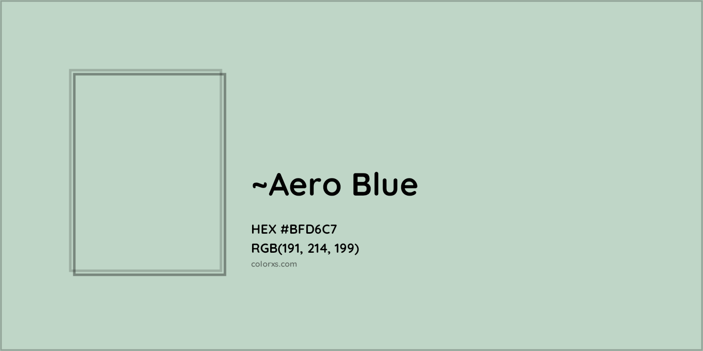 HEX #BFD6C7 Color Name, Color Code, Palettes, Similar Paints, Images