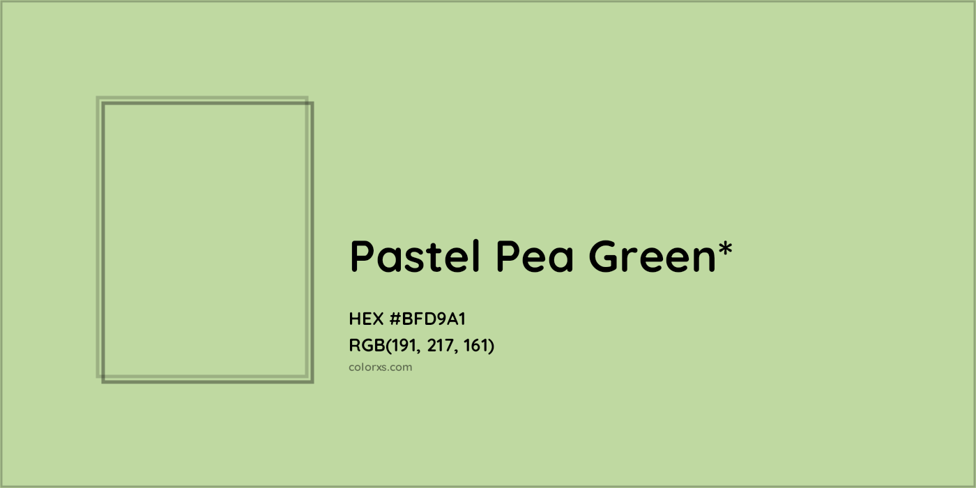 HEX #BFD9A1 Color Name, Color Code, Palettes, Similar Paints, Images