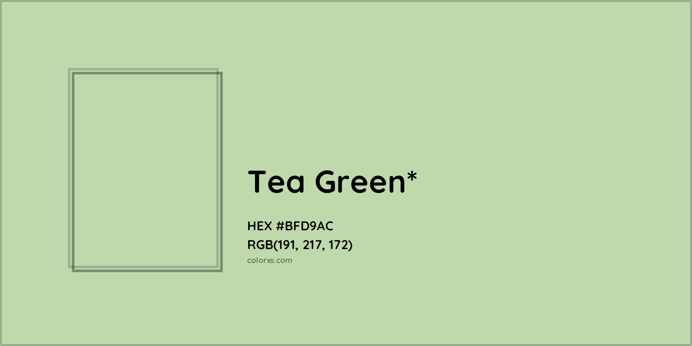 HEX #BFD9AC Color Name, Color Code, Palettes, Similar Paints, Images