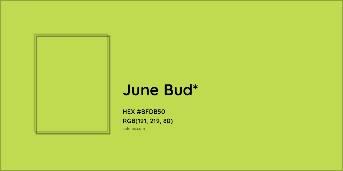 HEX #BFDB50 Color Name, Color Code, Palettes, Similar Paints, Images