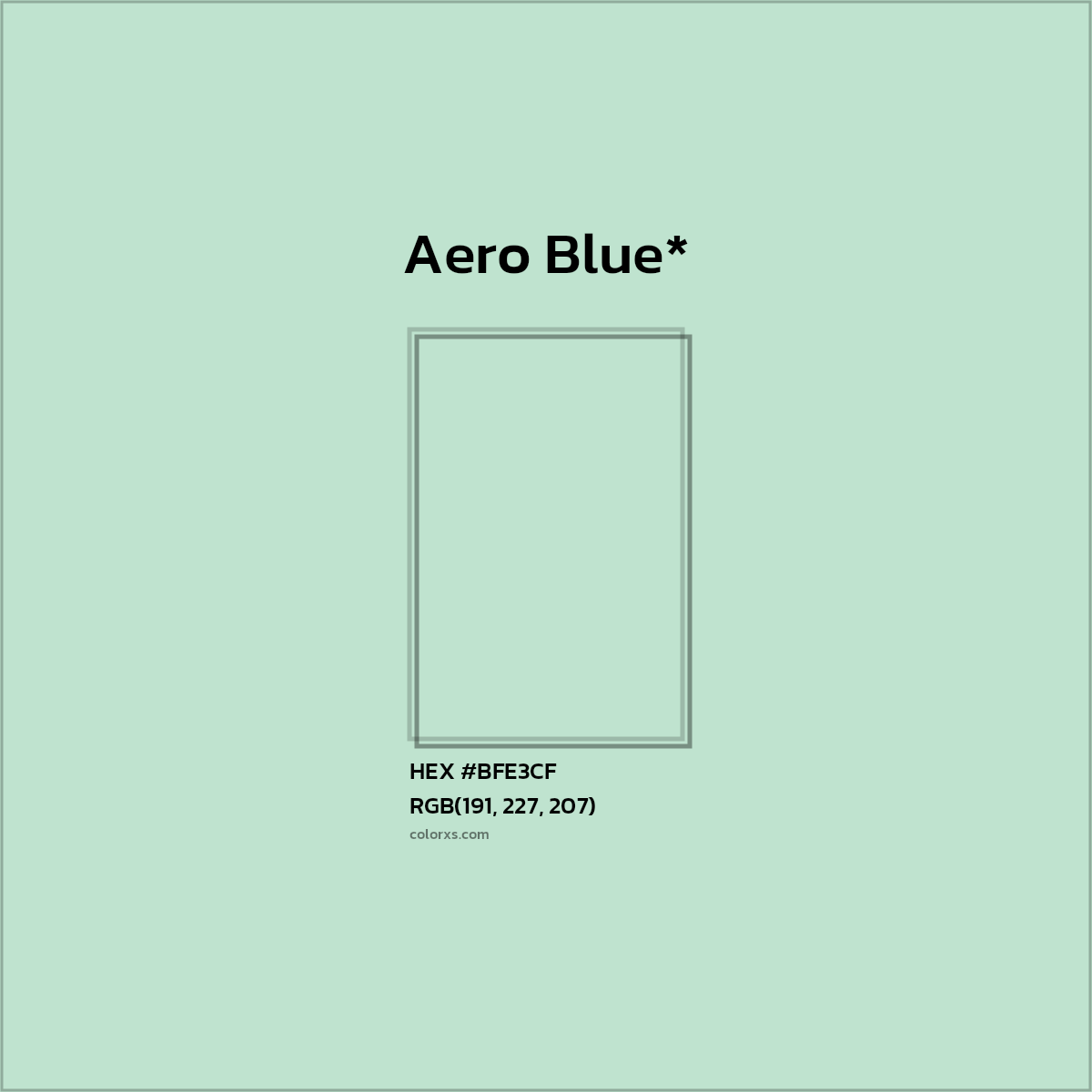 HEX #BFE3CF Color Name, Color Code, Palettes, Similar Paints, Images