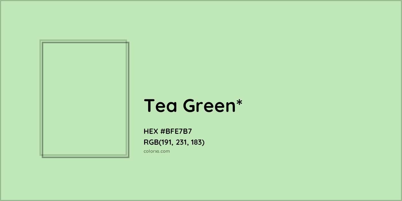 HEX #BFE7B7 Color Name, Color Code, Palettes, Similar Paints, Images