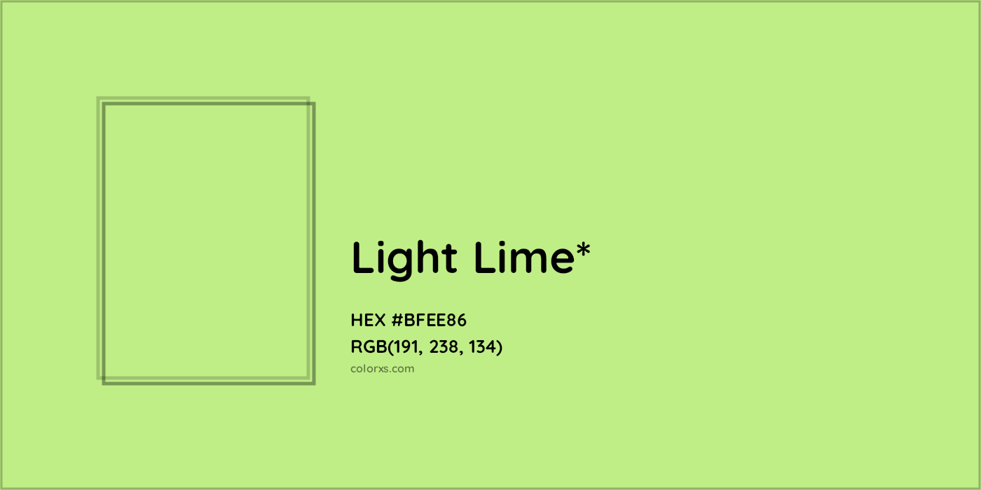 HEX #BFEE86 Color Name, Color Code, Palettes, Similar Paints, Images