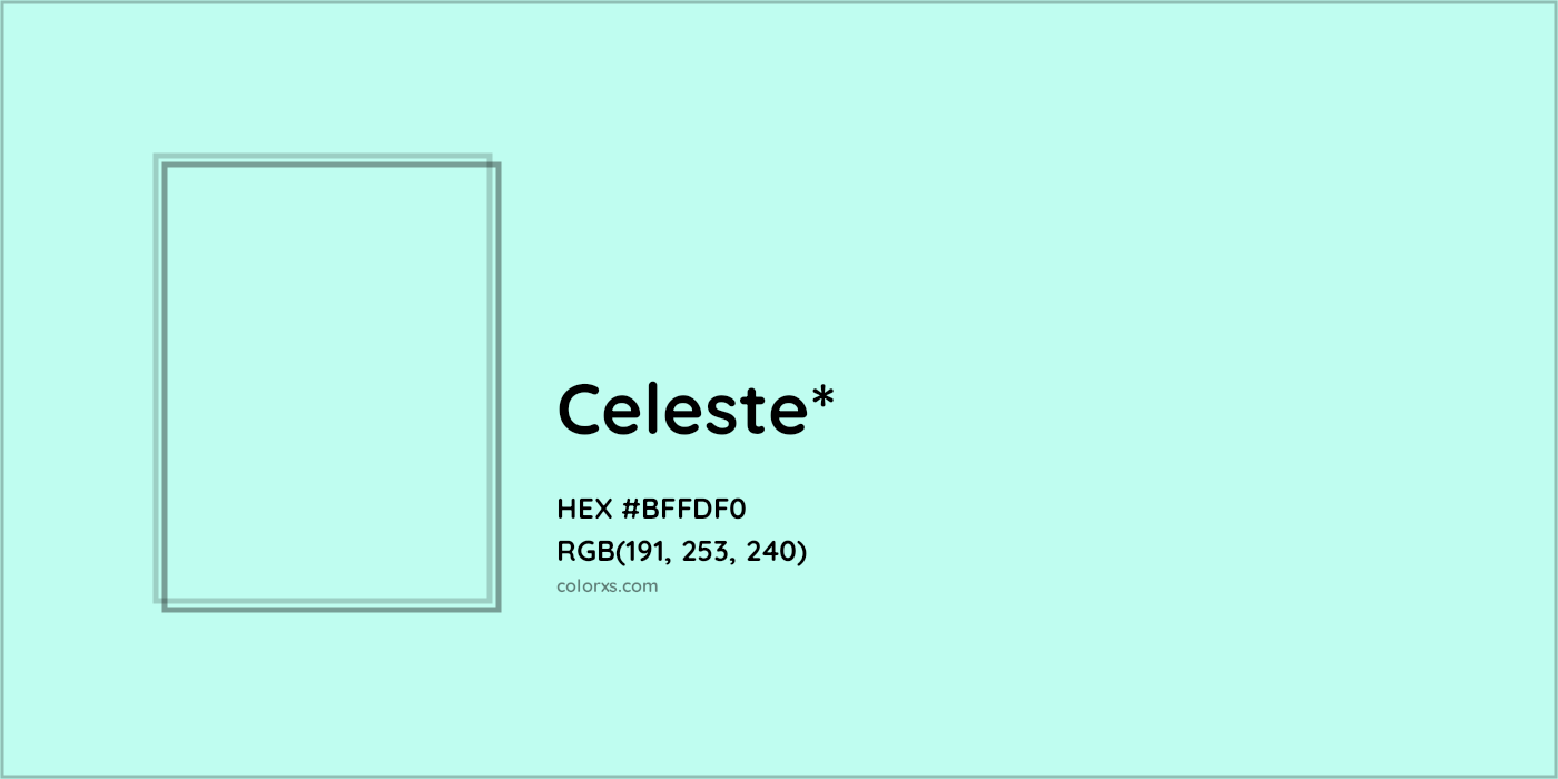 HEX #BFFDF0 Color Name, Color Code, Palettes, Similar Paints, Images