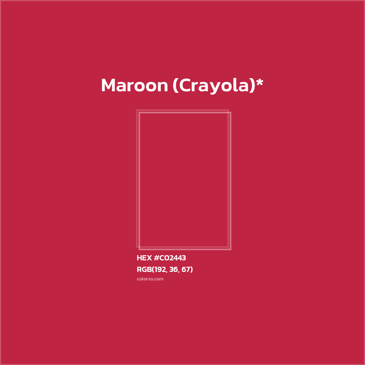 HEX #C02443 Color Name, Color Code, Palettes, Similar Paints, Images
