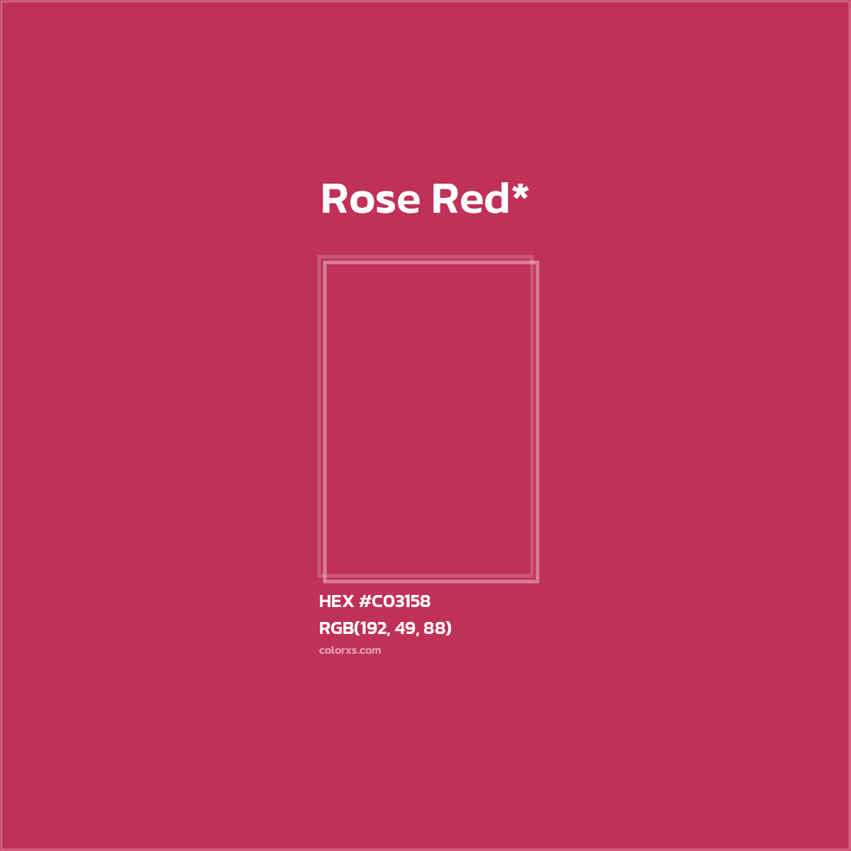 HEX #C03158 Color Name, Color Code, Palettes, Similar Paints, Images