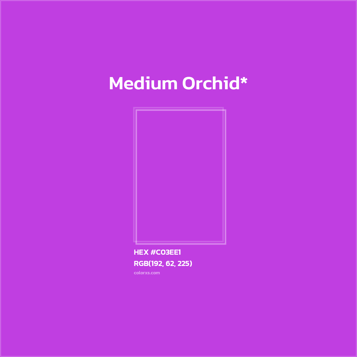 HEX #C03EE1 Color Name, Color Code, Palettes, Similar Paints, Images
