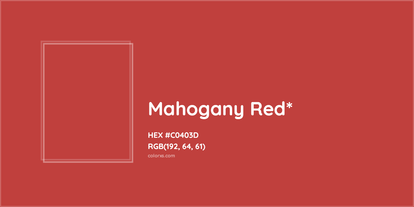 HEX #C0403D Color Name, Color Code, Palettes, Similar Paints, Images