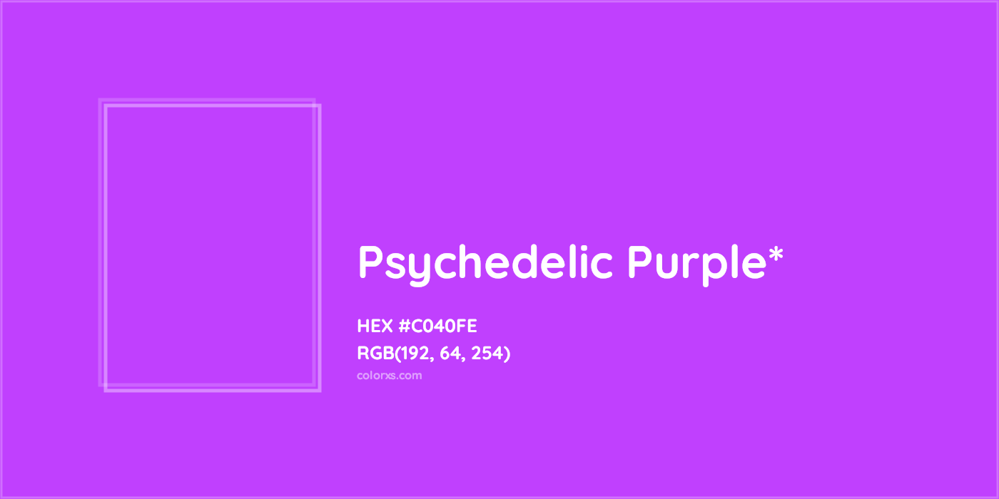 HEX #C040FE Color Name, Color Code, Palettes, Similar Paints, Images