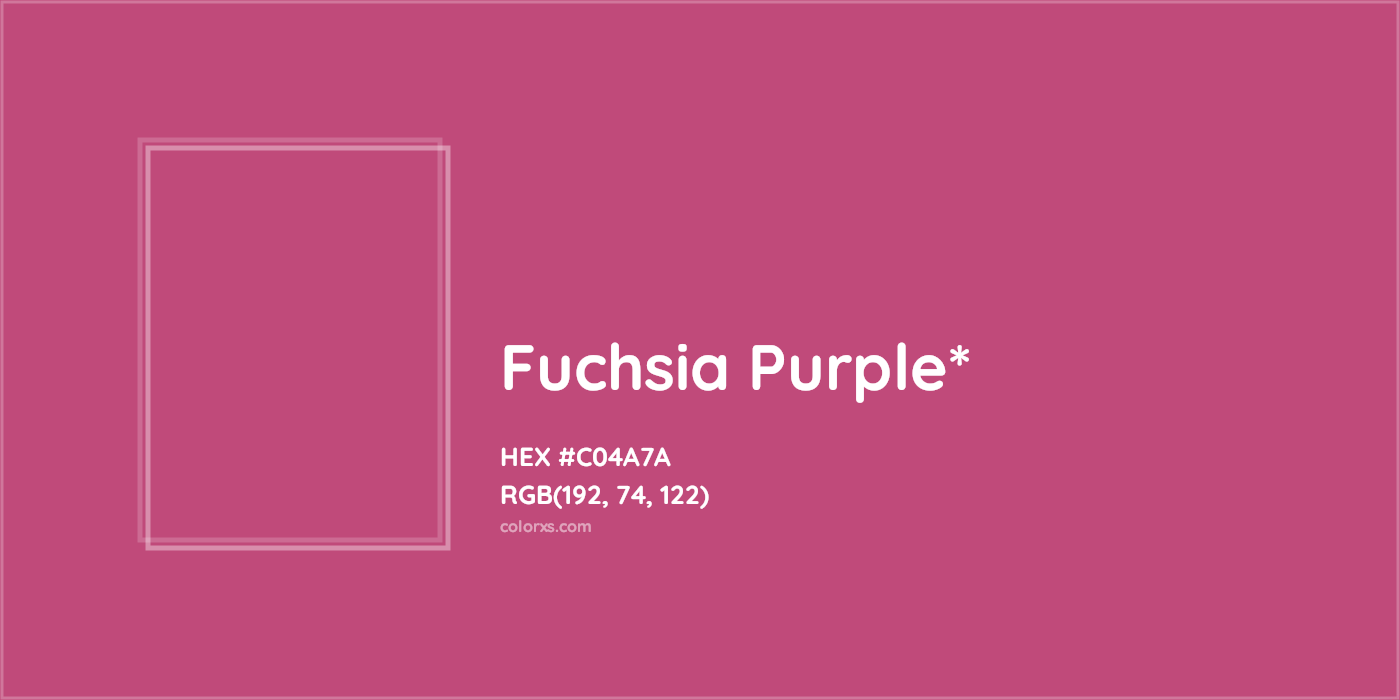 HEX #C04A7A Color Name, Color Code, Palettes, Similar Paints, Images