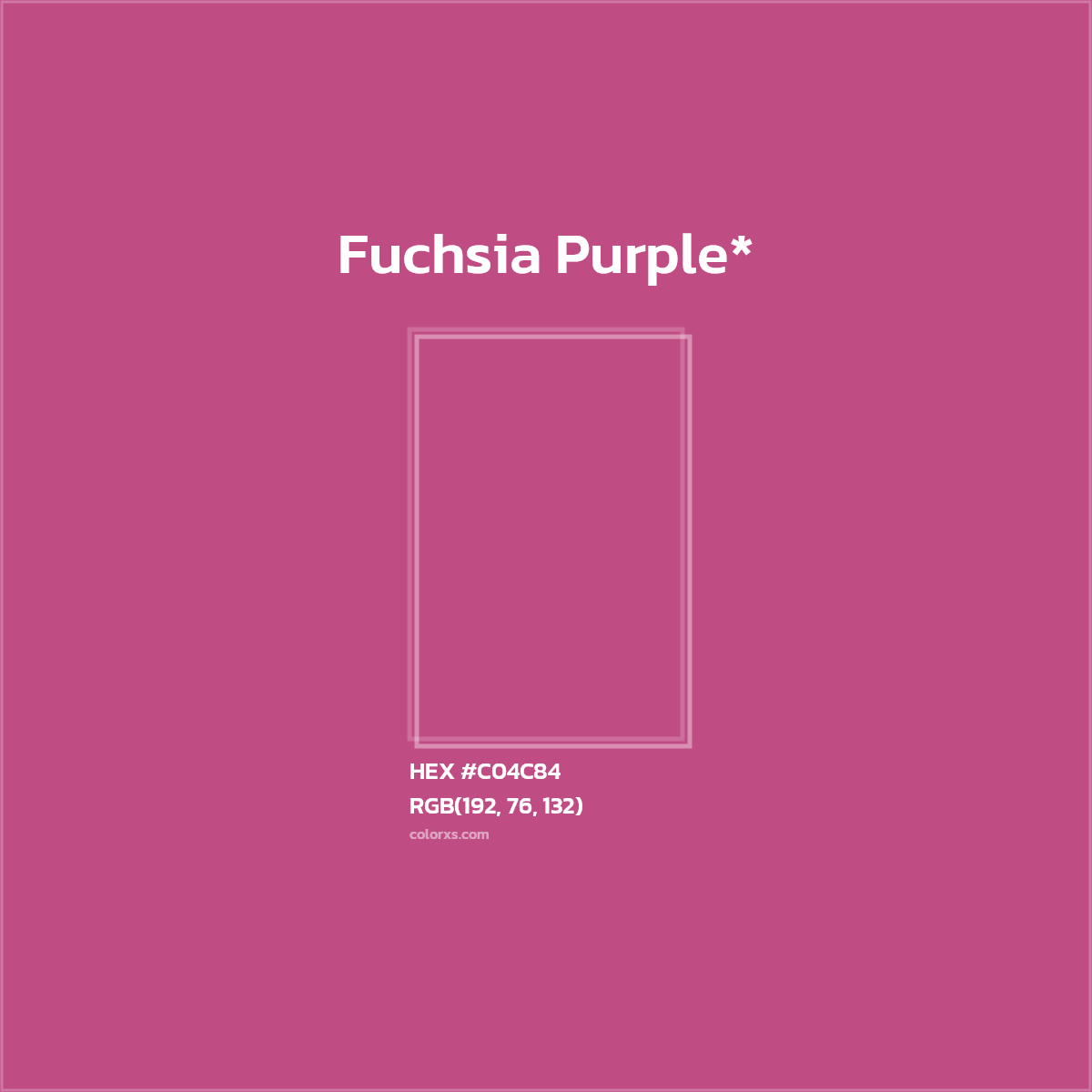HEX #C04C84 Color Name, Color Code, Palettes, Similar Paints, Images