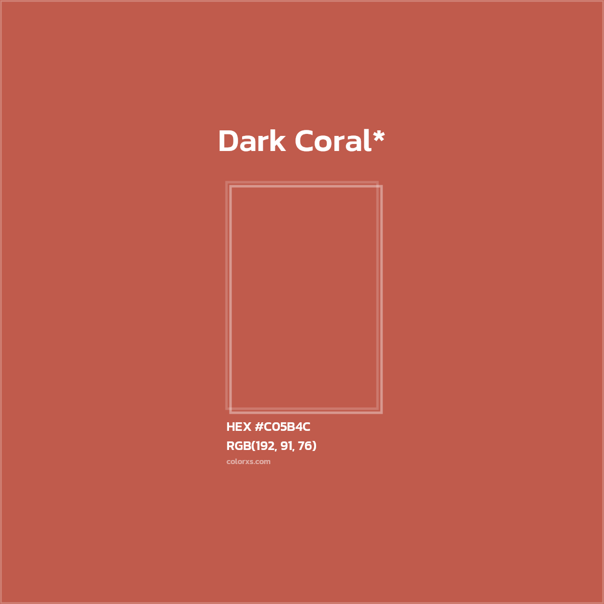 HEX #C05B4C Color Name, Color Code, Palettes, Similar Paints, Images