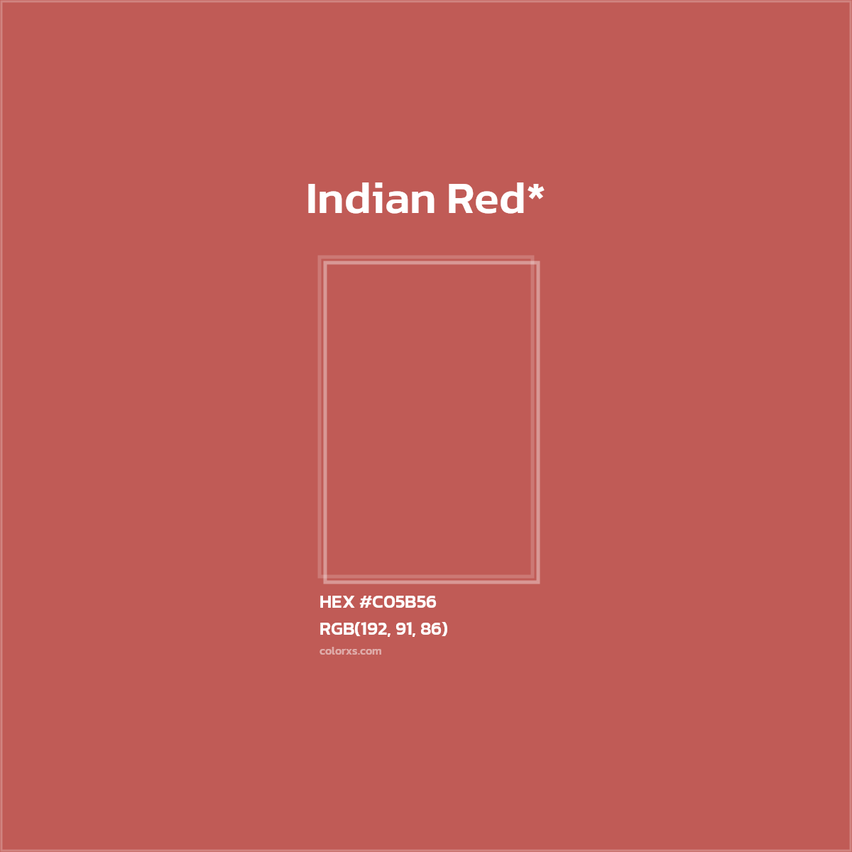 HEX #C05B56 Color Name, Color Code, Palettes, Similar Paints, Images