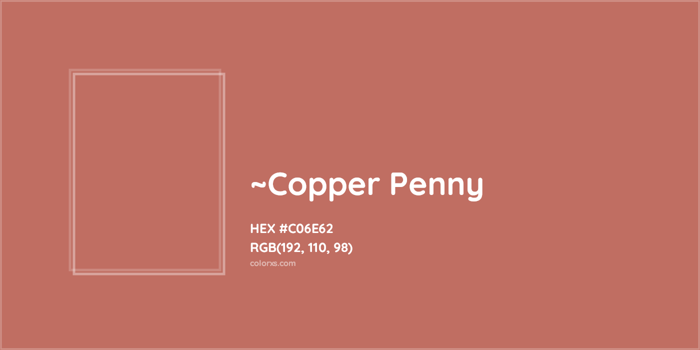 HEX #C06E62 Color Name, Color Code, Palettes, Similar Paints, Images