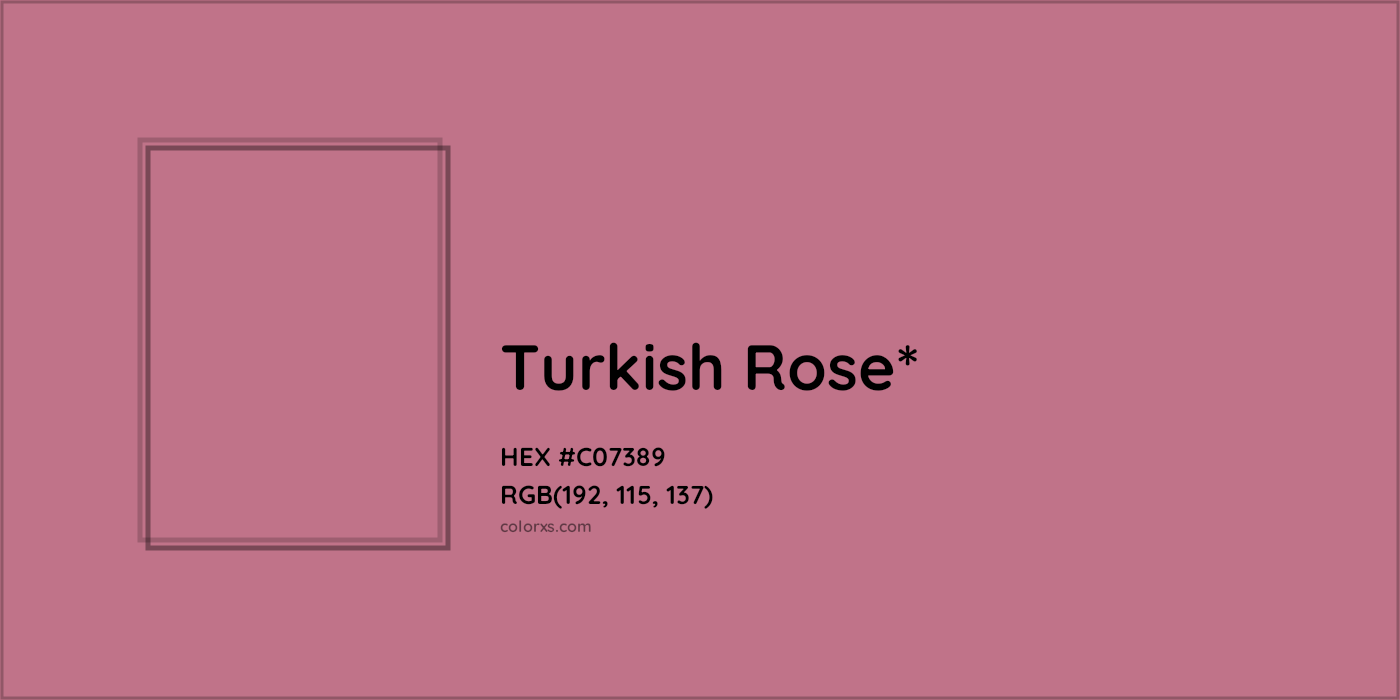 HEX #C07389 Color Name, Color Code, Palettes, Similar Paints, Images