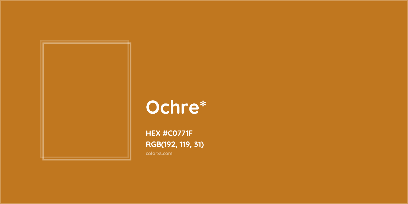 HEX #C0771F Color Name, Color Code, Palettes, Similar Paints, Images