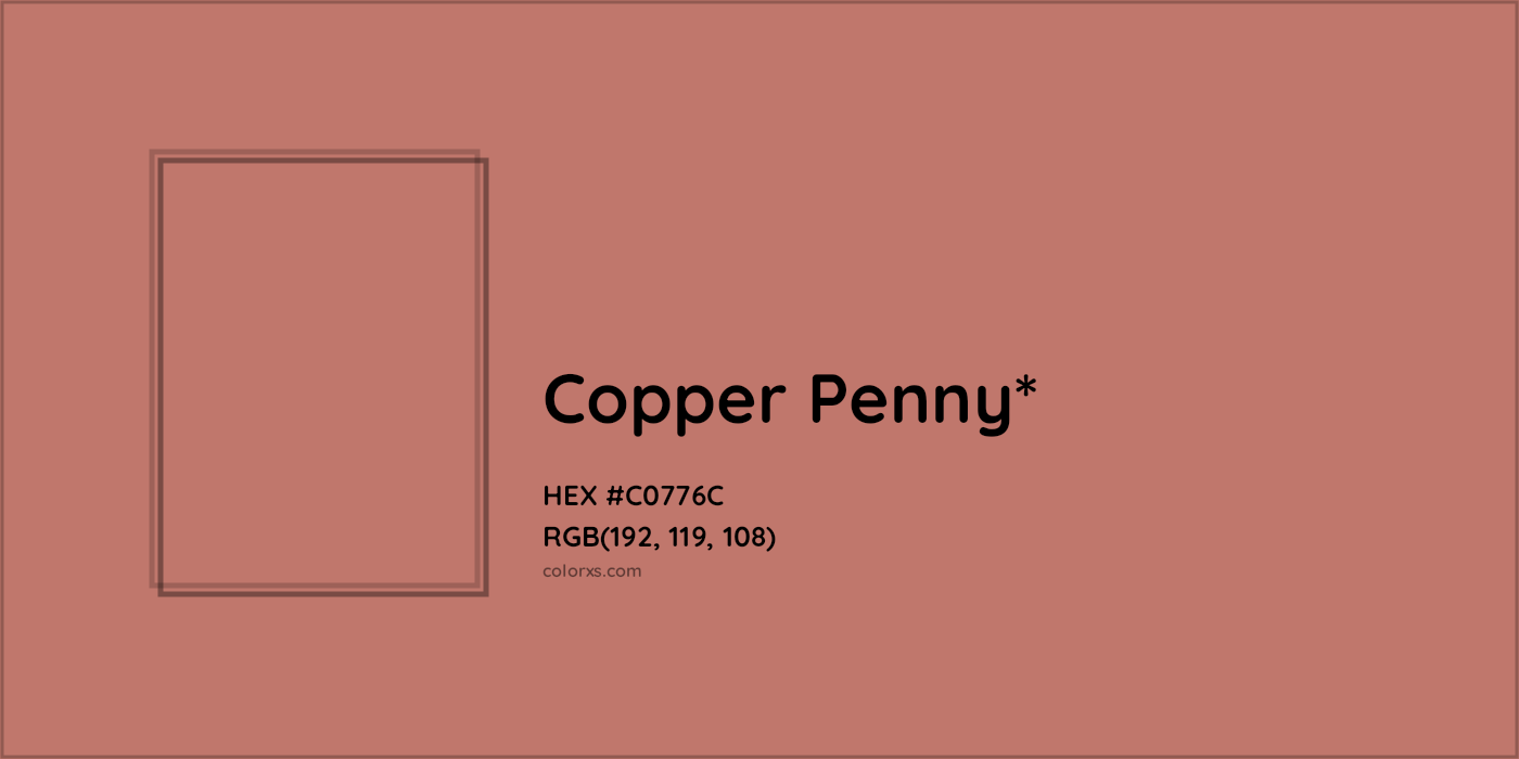 HEX #C0776C Color Name, Color Code, Palettes, Similar Paints, Images