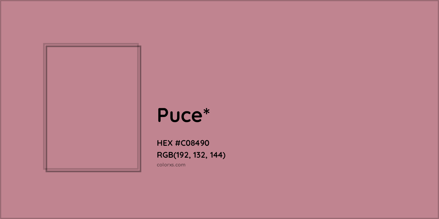 HEX #C08490 Color Name, Color Code, Palettes, Similar Paints, Images
