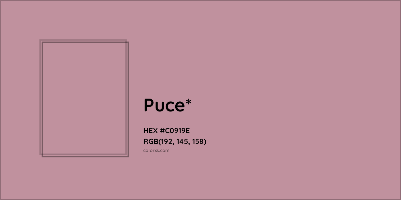 HEX #C0919E Color Name, Color Code, Palettes, Similar Paints, Images