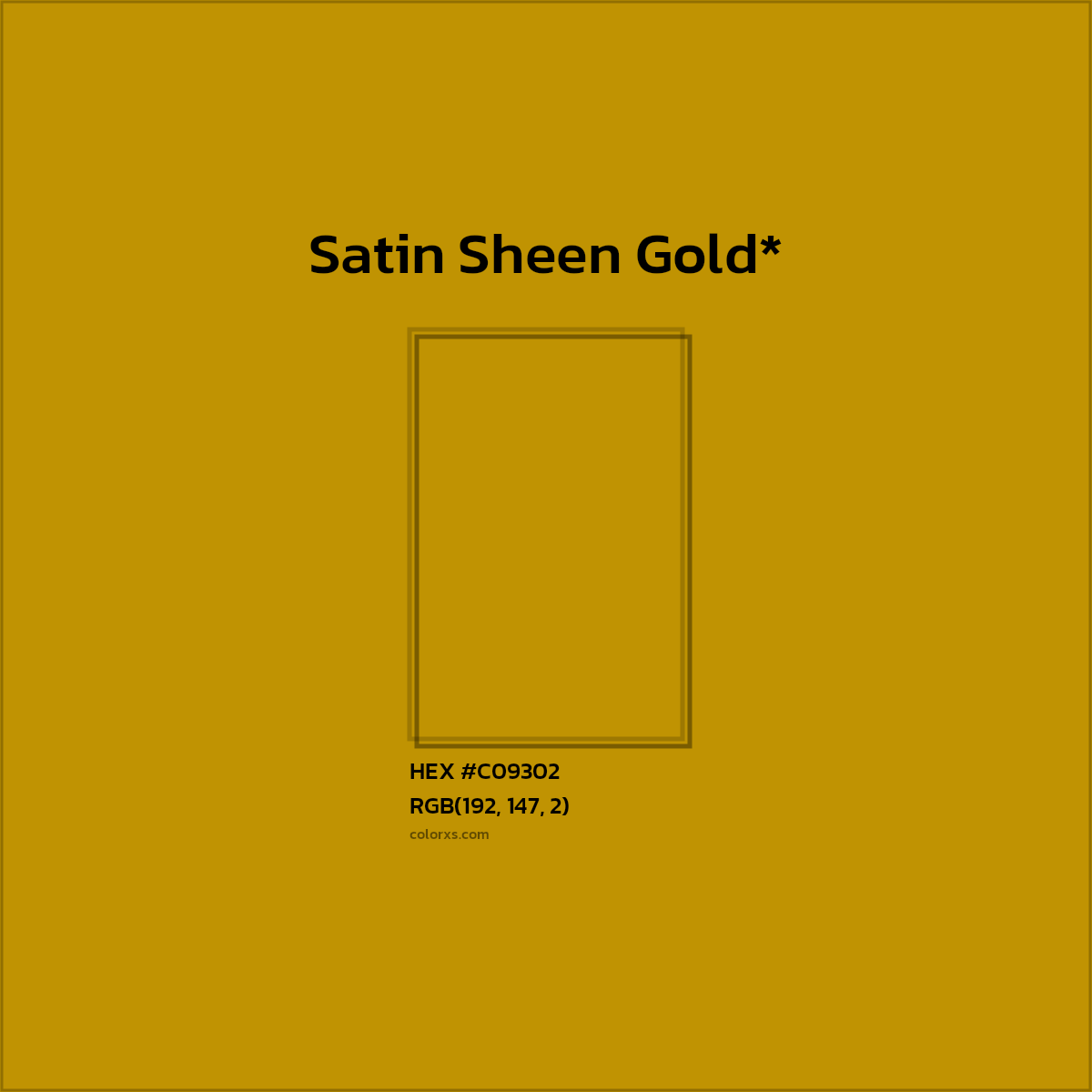 HEX #C09302 Color Name, Color Code, Palettes, Similar Paints, Images