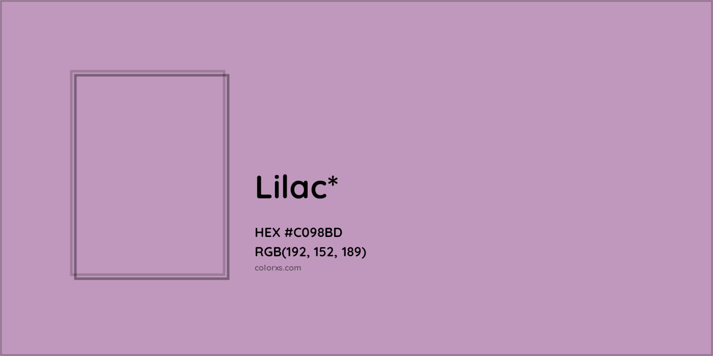 HEX #C098BD Color Name, Color Code, Palettes, Similar Paints, Images