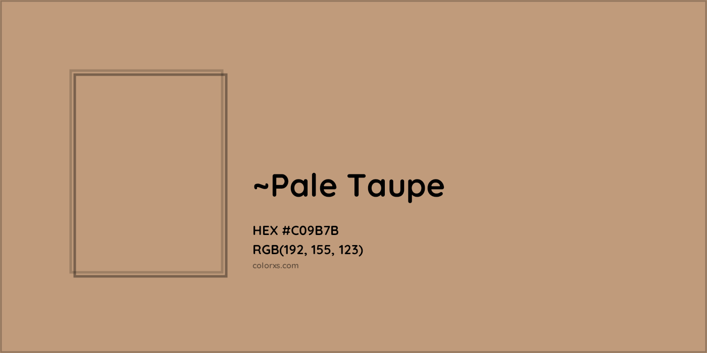 HEX #C09B7B Color Name, Color Code, Palettes, Similar Paints, Images