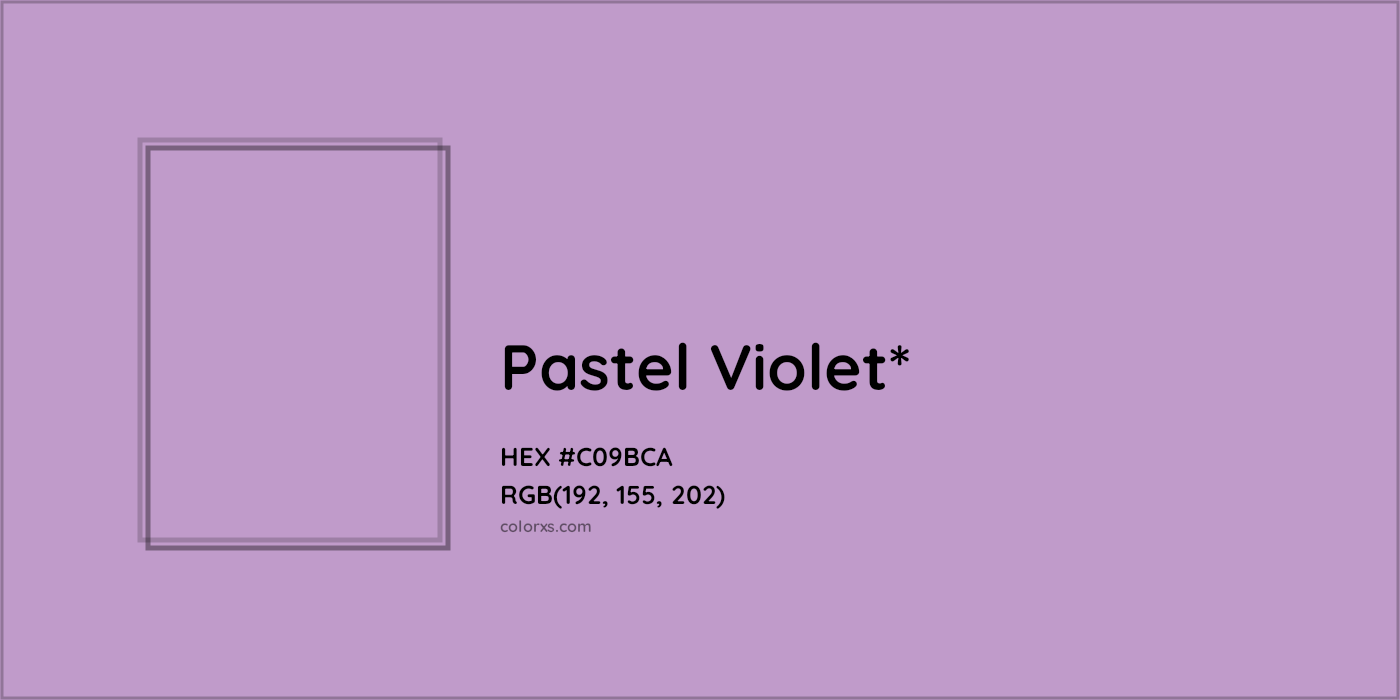 HEX #C09BCA Color Name, Color Code, Palettes, Similar Paints, Images