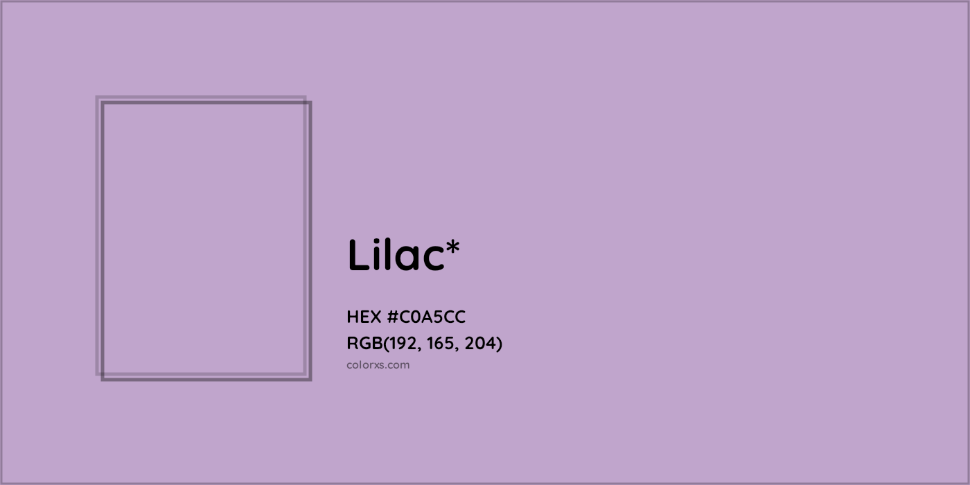 HEX #C0A5CC Color Name, Color Code, Palettes, Similar Paints, Images