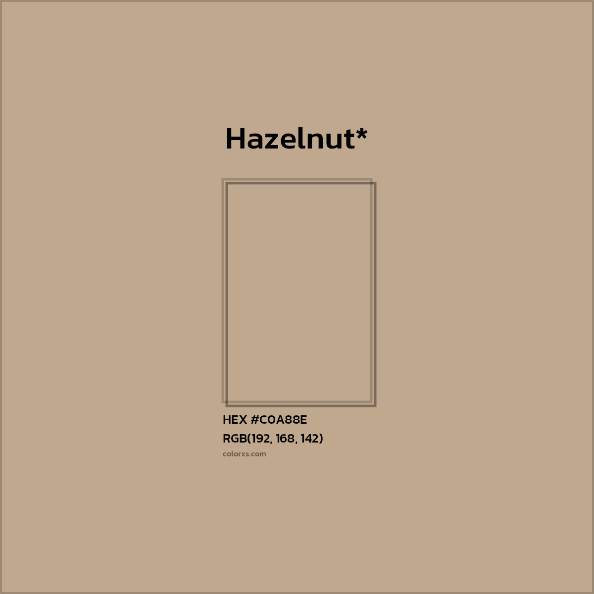HEX #C0A88E Color Name, Color Code, Palettes, Similar Paints, Images