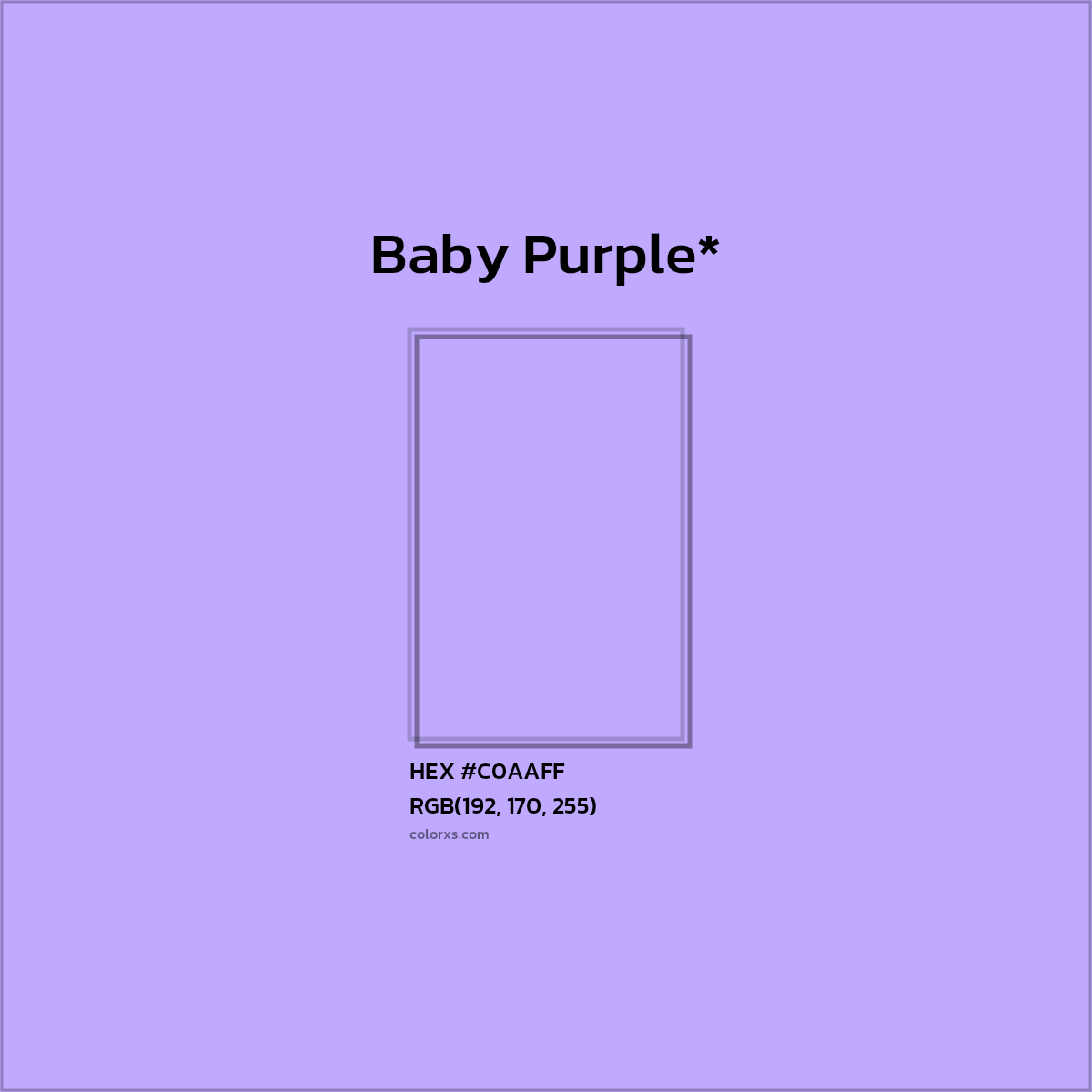 HEX #C0AAFF Color Name, Color Code, Palettes, Similar Paints, Images
