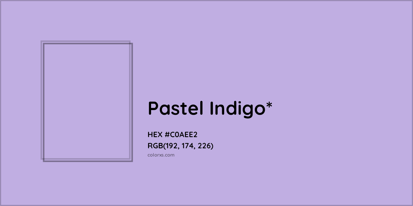 HEX #C0AEE2 Color Name, Color Code, Palettes, Similar Paints, Images
