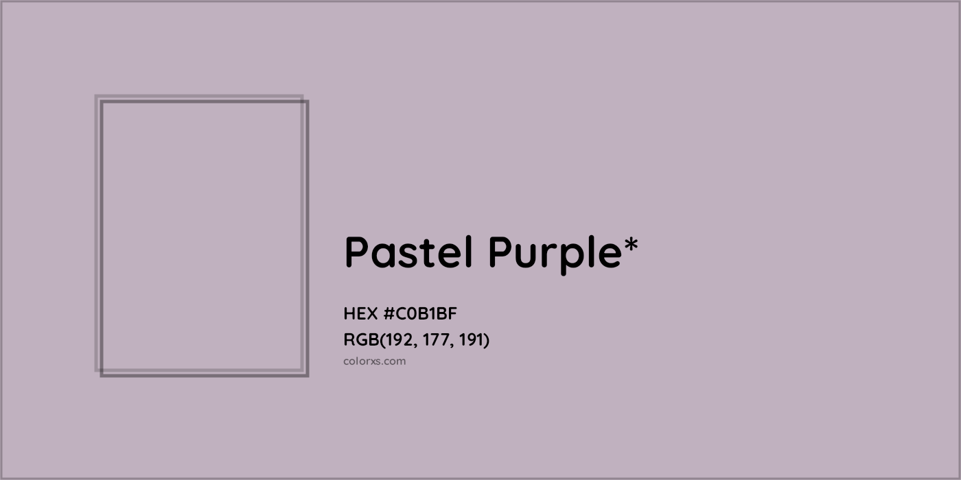 HEX #C0B1BF Color Name, Color Code, Palettes, Similar Paints, Images