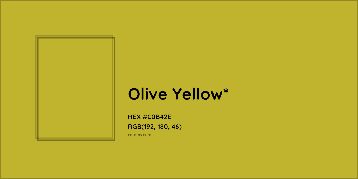 HEX #C0B42E Color Name, Color Code, Palettes, Similar Paints, Images