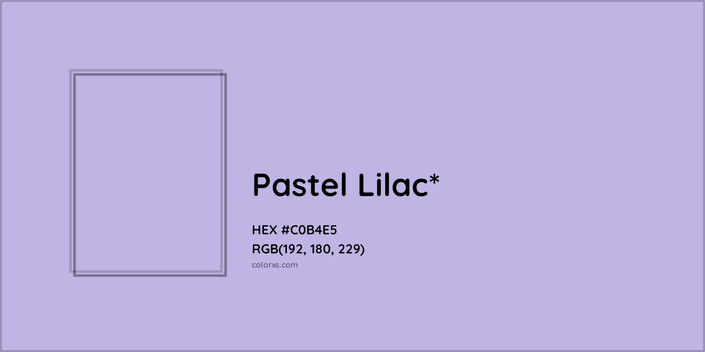 HEX #C0B4E5 Color Name, Color Code, Palettes, Similar Paints, Images