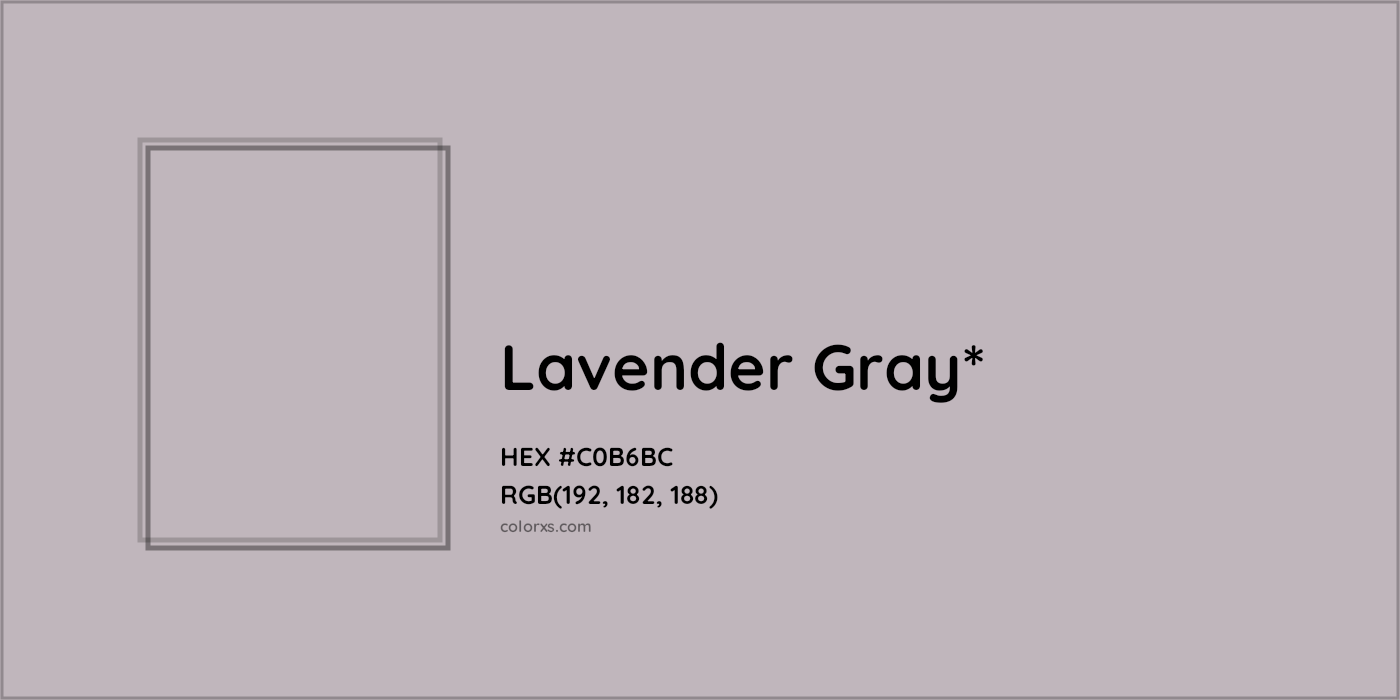 HEX #C0B6BC Color Name, Color Code, Palettes, Similar Paints, Images
