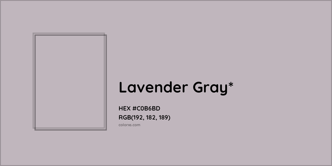 HEX #C0B6BD Color Name, Color Code, Palettes, Similar Paints, Images