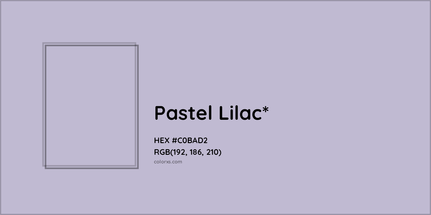 HEX #C0BAD2 Color Name, Color Code, Palettes, Similar Paints, Images