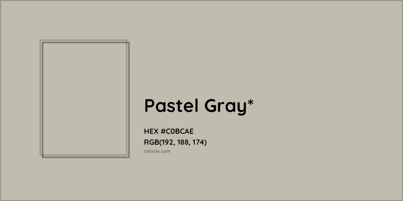 HEX #C0BCAE Color Name, Color Code, Palettes, Similar Paints, Images