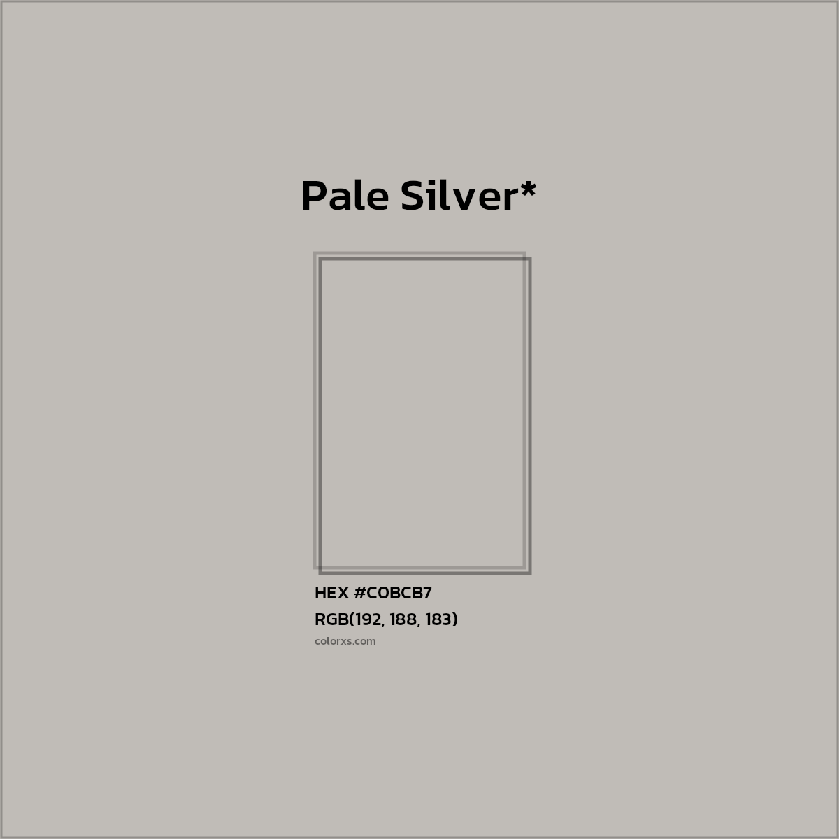 HEX #C0BCB7 Color Name, Color Code, Palettes, Similar Paints, Images