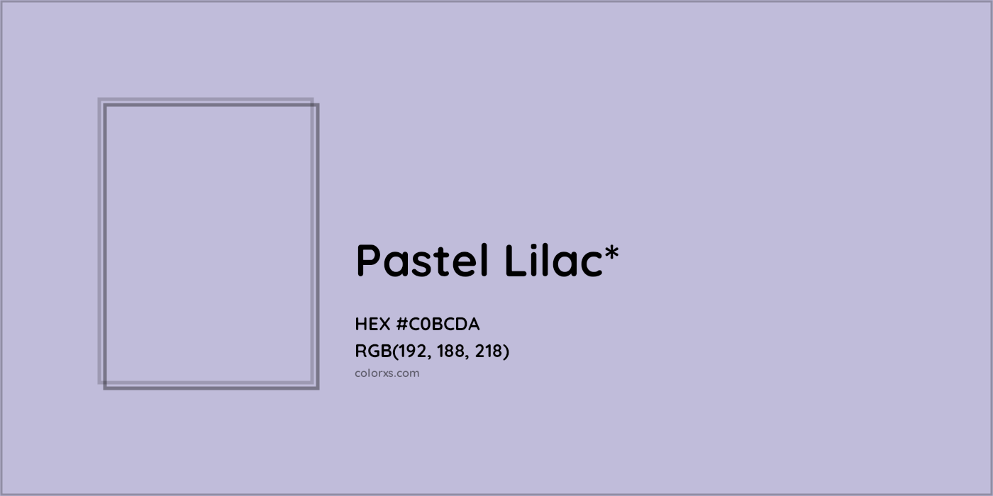 HEX #C0BCDA Color Name, Color Code, Palettes, Similar Paints, Images