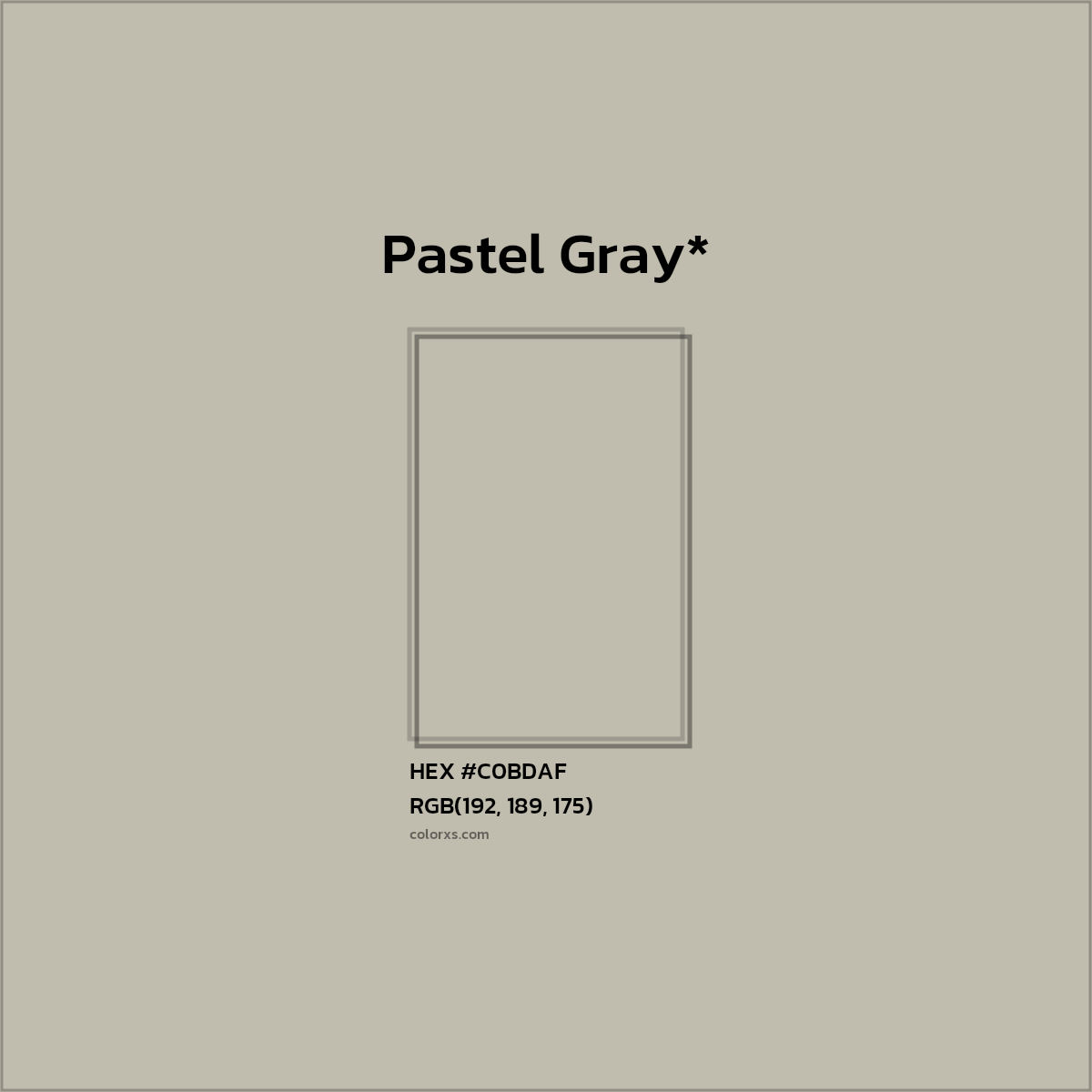 HEX #C0BDAF Color Name, Color Code, Palettes, Similar Paints, Images
